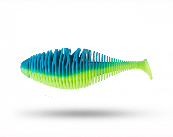 Geecrack Bellows Gill Swimmer 3,2´ - Blue Back Chartreuse